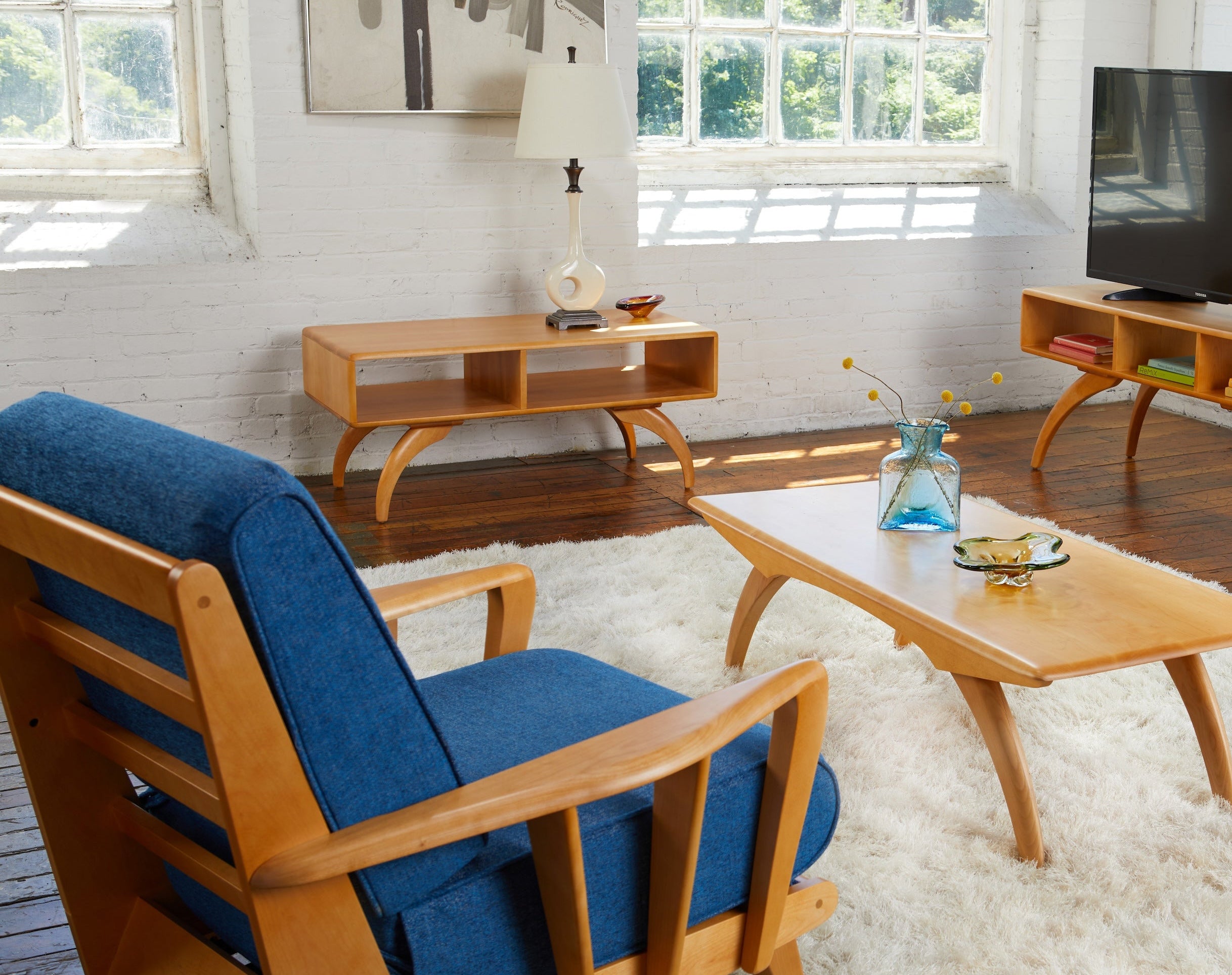 M 2410 Cosmo Coffee Table – Heywood-Wakefield