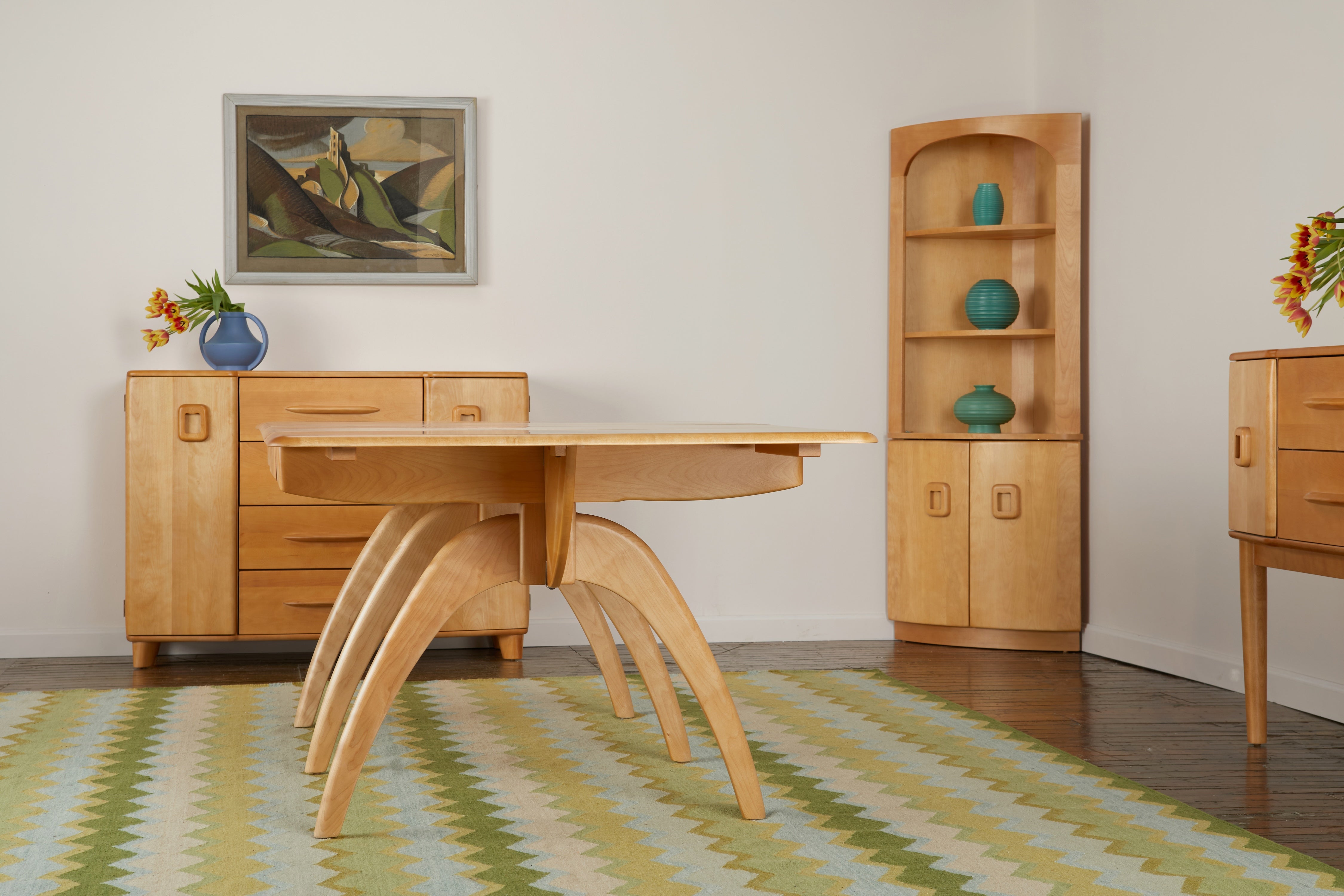 Mid-Century Modern Heywood Wakefield Wishbone Drop Leaf