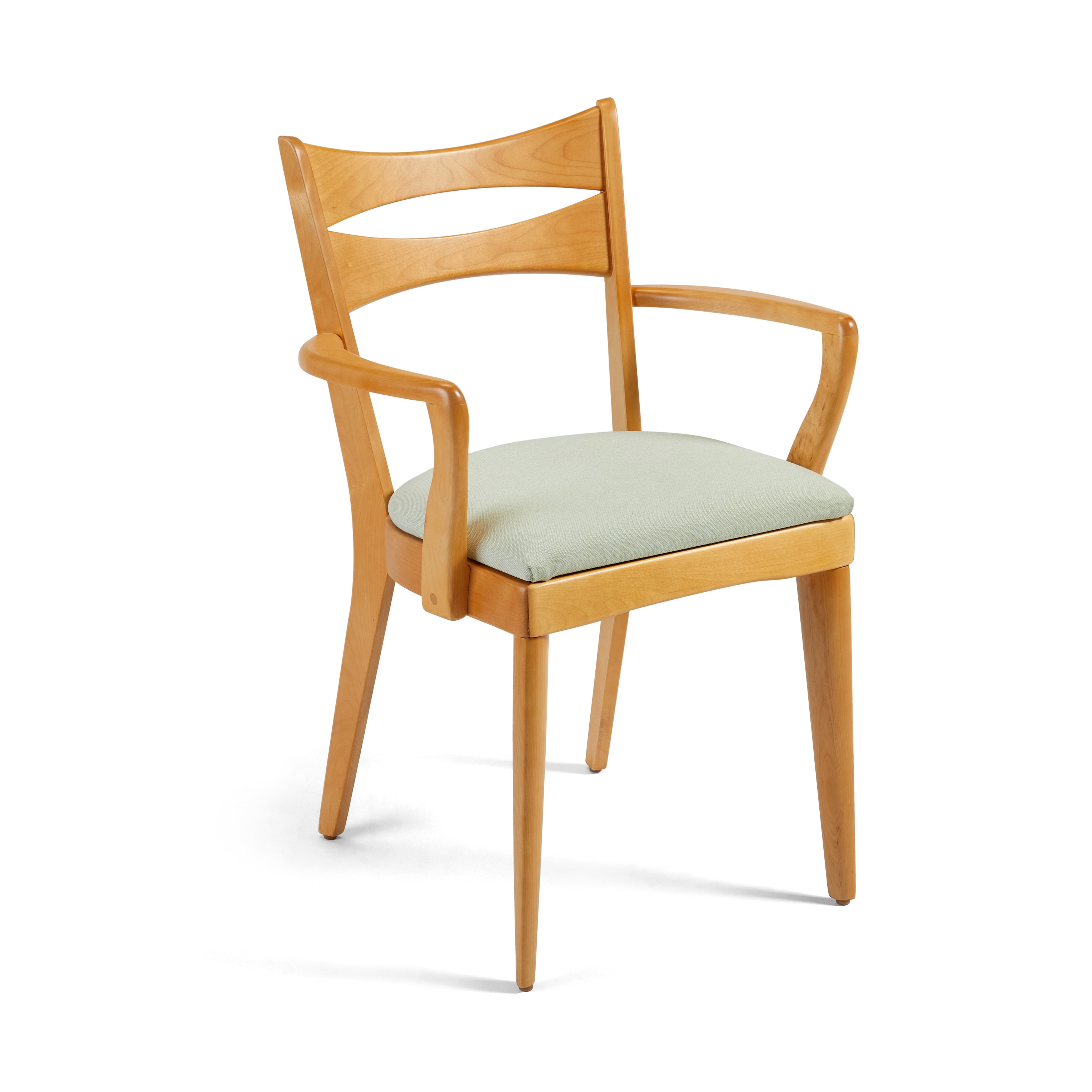 M 1553 C Cat's Eye Dining Chair with Arms – Heywood-Wakefield